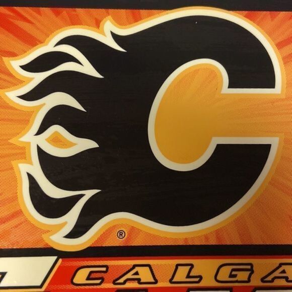 NHL CALGARY FLAMES LICENSE PLATE - Picture 7 of 7